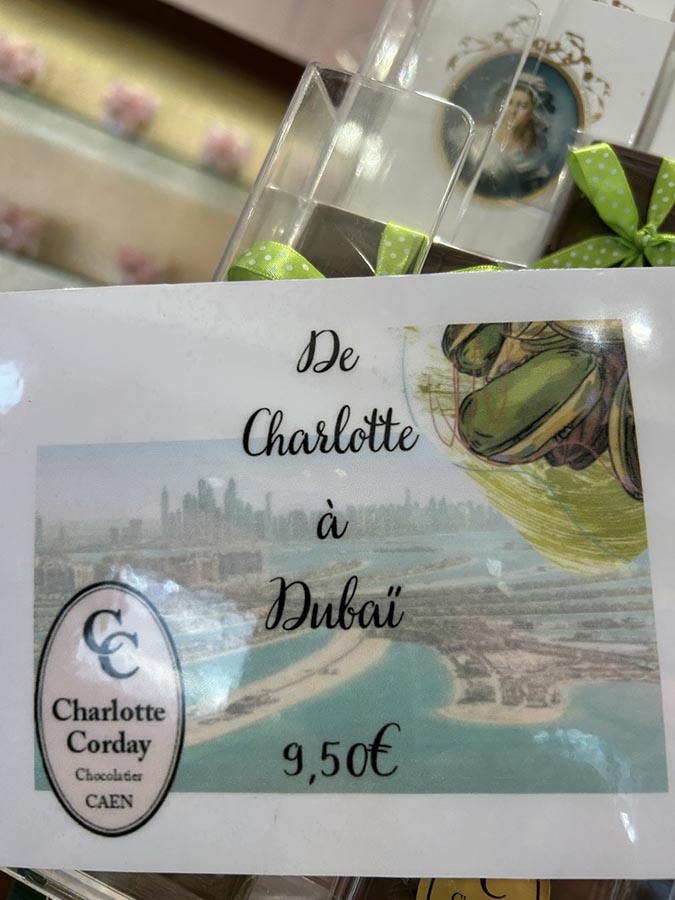 Tablette Dubaï - Chocolaterie Charlotte Corday