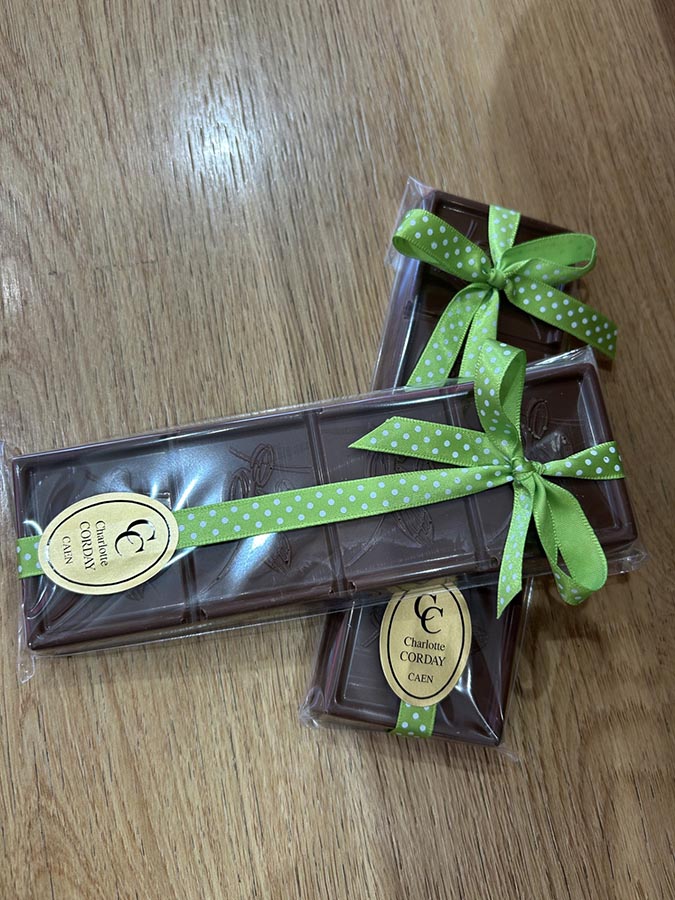 Tablette Dubaï - Chocolaterie Charlotte Corday